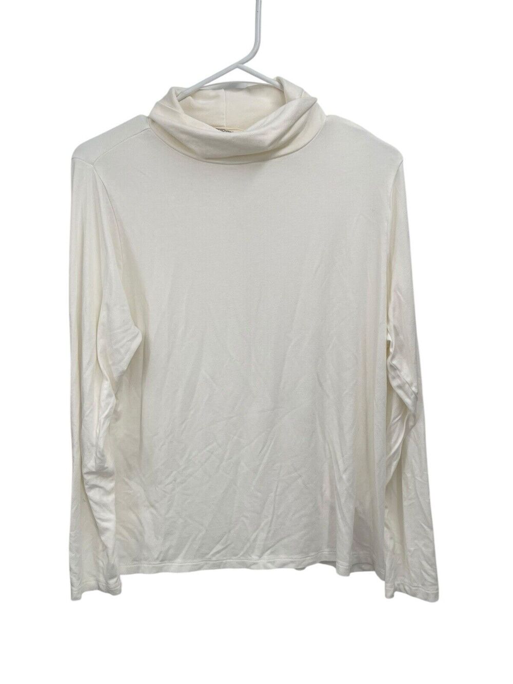 Woolovers Turtleneck Cream Size Large